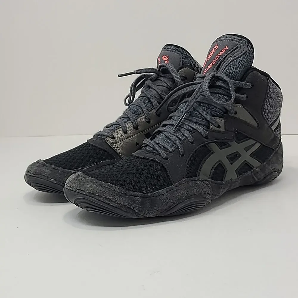 ASICS Men's Snapdown 3 Wrestling Shoes Sz 6 Wide Black/Gunmetal